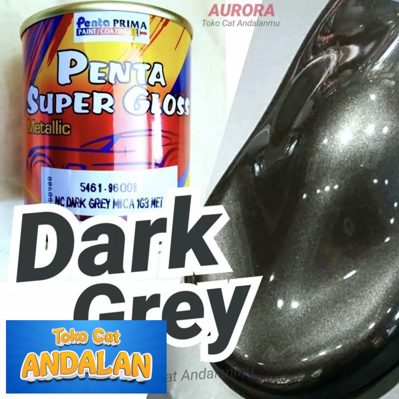 

Toko Andalan - Cat Penta Super Gloss NC Dark Grey Mica 1G3 Met 200ml Abu-abu Gelap Metalik / Abu Tua Metallic Metalic Duco Duko Diko Semprot Mobil Sepeda Motor | Toko Andalan Mobil dan Motol
