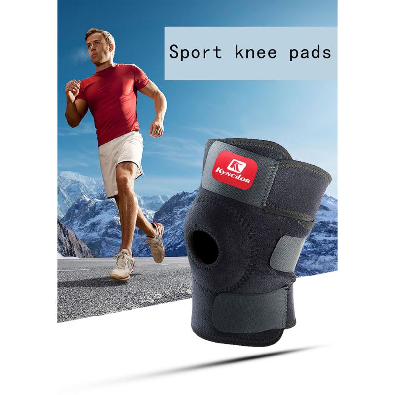 Deker Lutut - sabuk penyangga lutut - knee support - kneepad - Voli - Badminton - Futsal - Sepeda