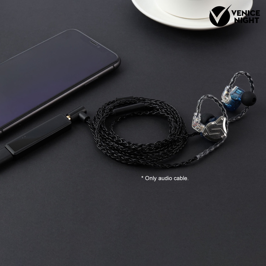 (VNEP) (Berkabel) Kabel Headphone Jalinan Tembaga Tahan Aus JCALLY dengan Pin B/C/MMCX