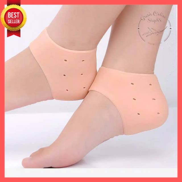 GOS C104 - Silikon Pelindung Tumit Kaki / Pelindung Tumit Kaki isi 2 Pcs / Insole Silikon Elastis