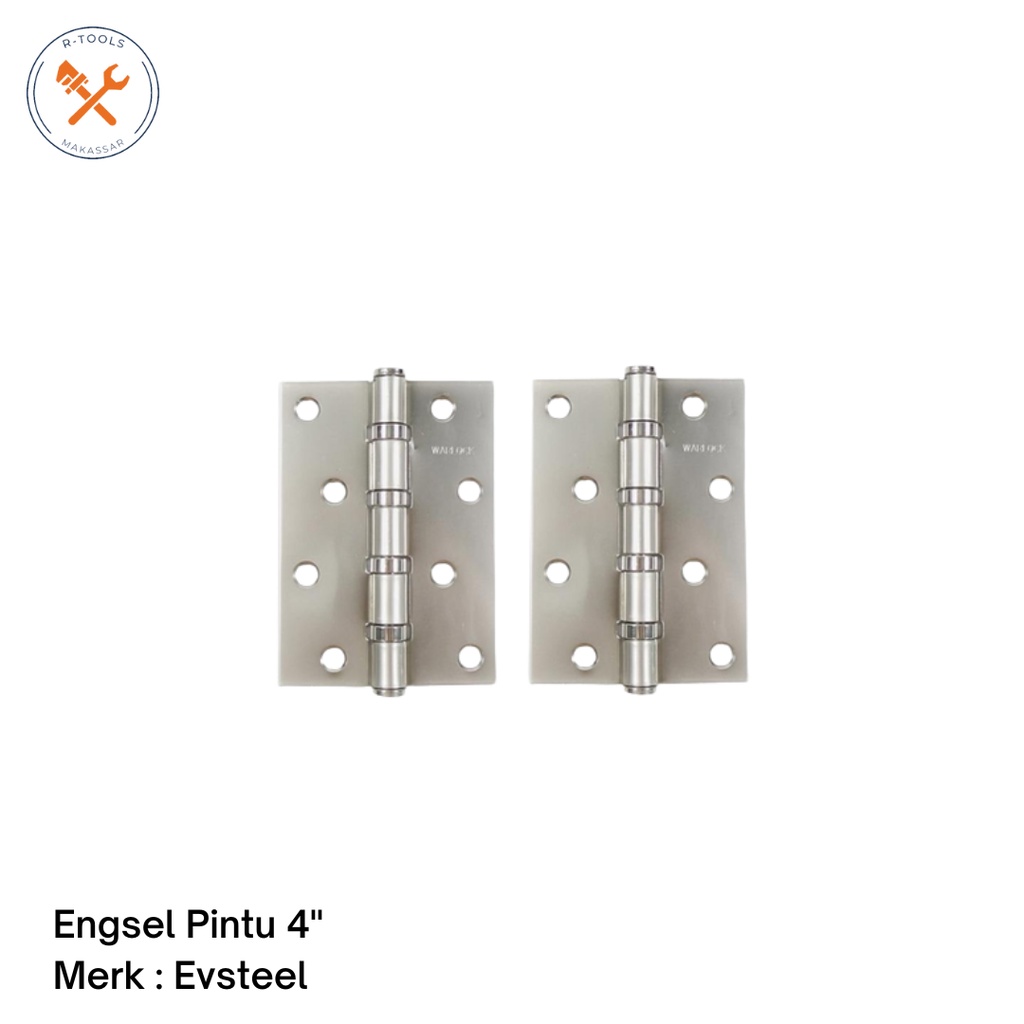 Engsel Pintu Evsteel 4" / Engsel Pintu 4inch