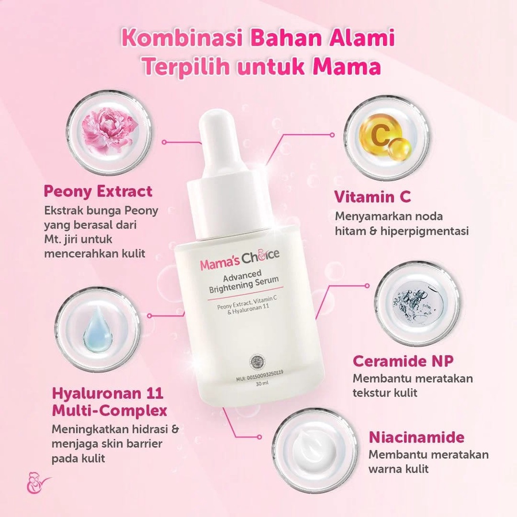 SERUM WAJAH / ADVANCED BRIGHTENING FACE SERUM MAMA'S CHOICE