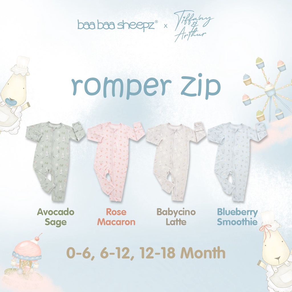 Baabaasheepz Romper / Baa Baa Romper Zip - Part 10