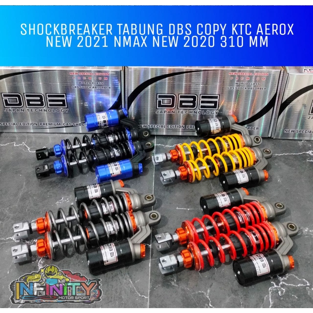 SHOCK TABUNG DBS COPY KTC GP 8894 SHOCKBREAKER NMAX NEW 2020 SHOCK AEROX 155 NEW 2021 310 MM SHOK