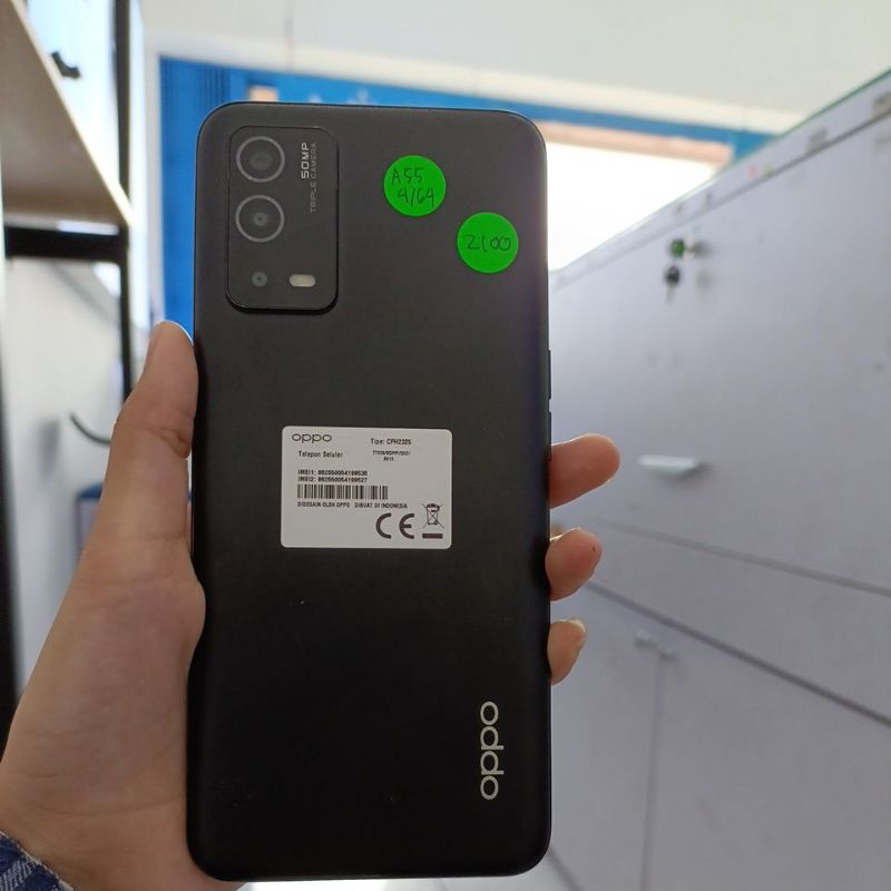 Oppo A55 ram 4/64 Gb Second Fullset ori, (RIEL)