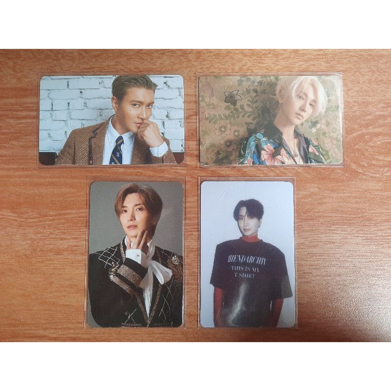 Photocard Super Junior Siwon Leeteuk Yesung