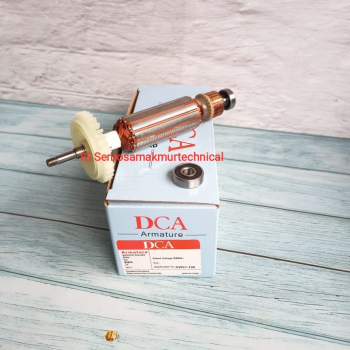 DCA GWS 7100 Armature Angker Mesin Grinder Grenda Bosch Gws7100