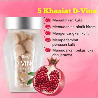 D VINE DVINE collagen original pemutih kulit isi 60