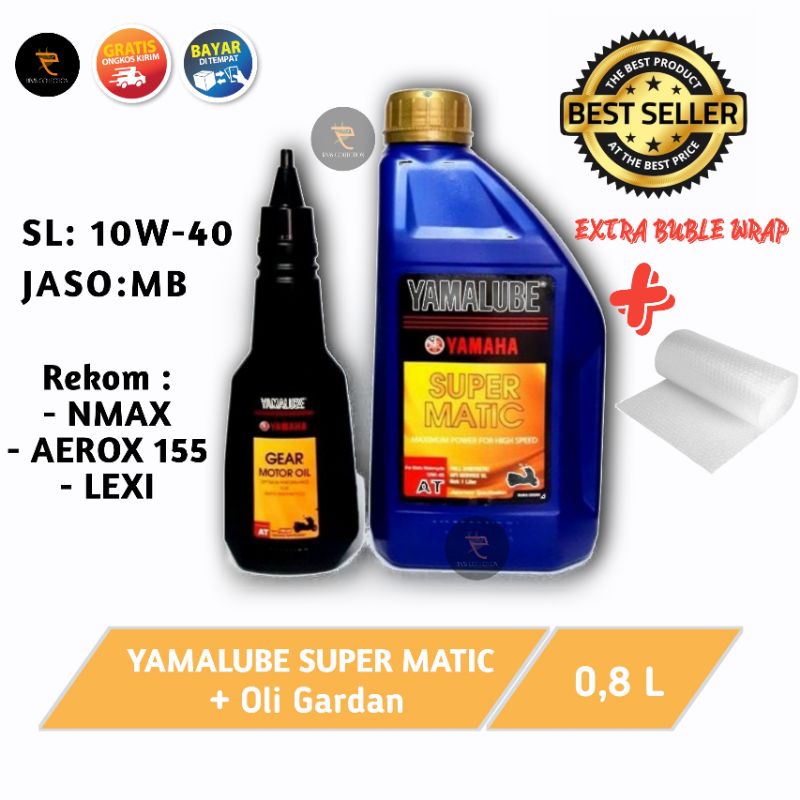 Paket Yamalube Super Matic + Oli Gardan