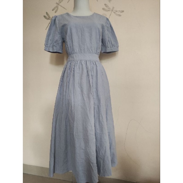 Dress Biru Muda
