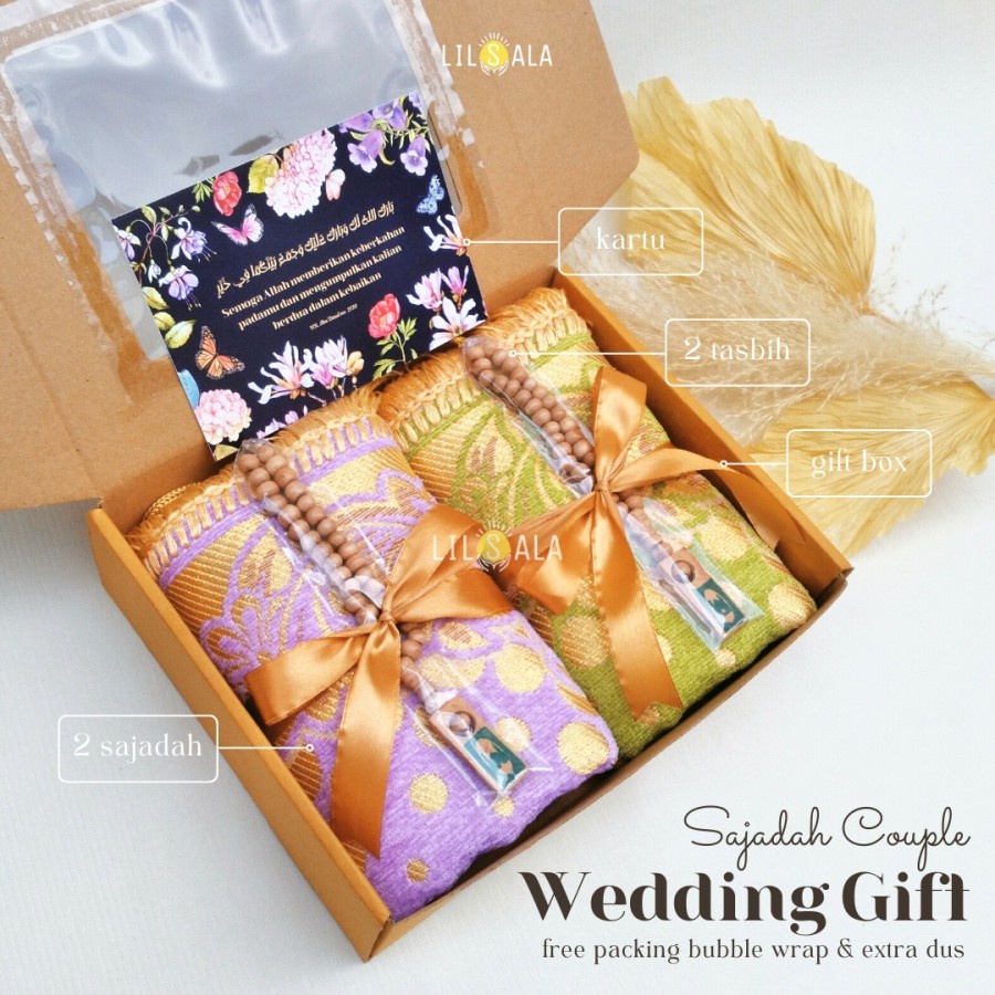 

HAMPERS KADO PAKET KADO PERNIKAHAN SAJADAH COUPLE TURKI HADIAH WEDDING