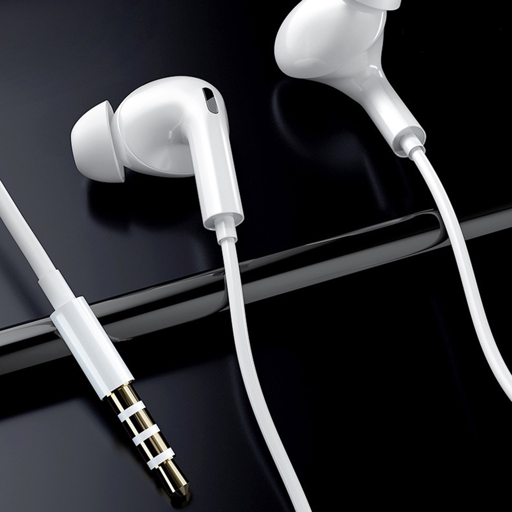 (VNEP) (Berkabel) Q3 3.5mm Plug Heavy Bass In-ear Earphone Earbuds untuk Telepon