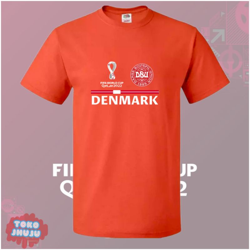 Naju Kaos Piala Dunia World Cup 2022 Team Denmark