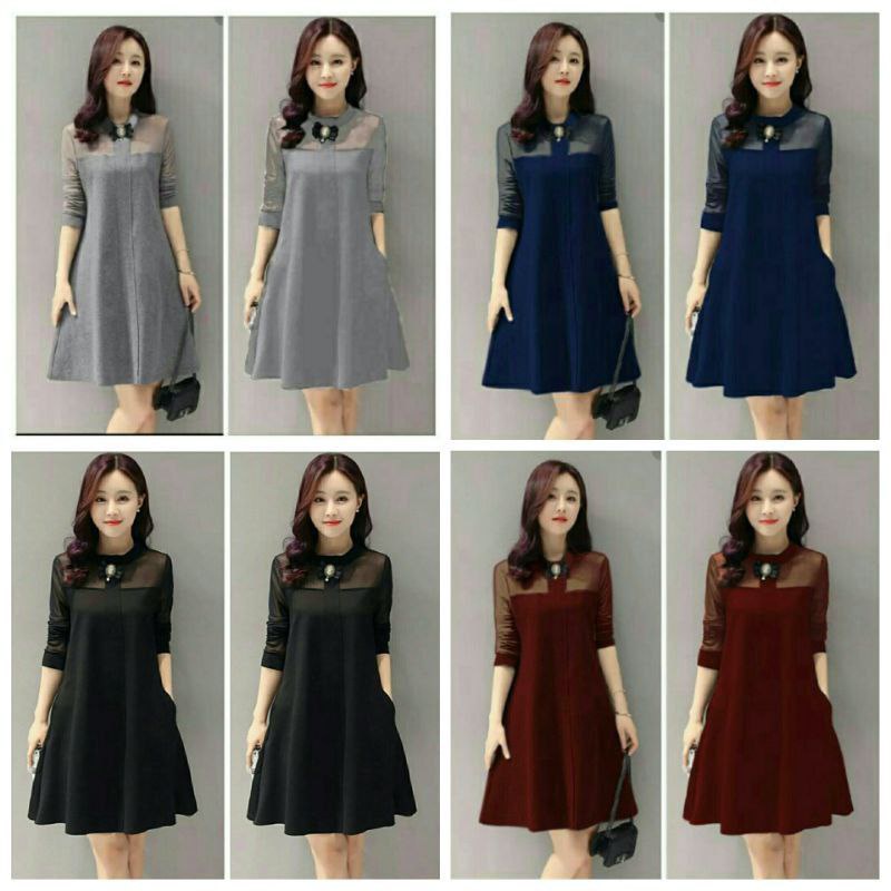 TERBARU – DRESS ANAK REMAJA TILE ISKA 12-17THN - NV22 – BAJU ANAK ABG KEREN – PAKAIAN ANAK - DRESS N