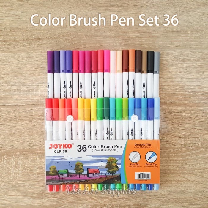 

[COD] Joyko Double Tip Brush Pen Set 36 Colors (CLP-39)