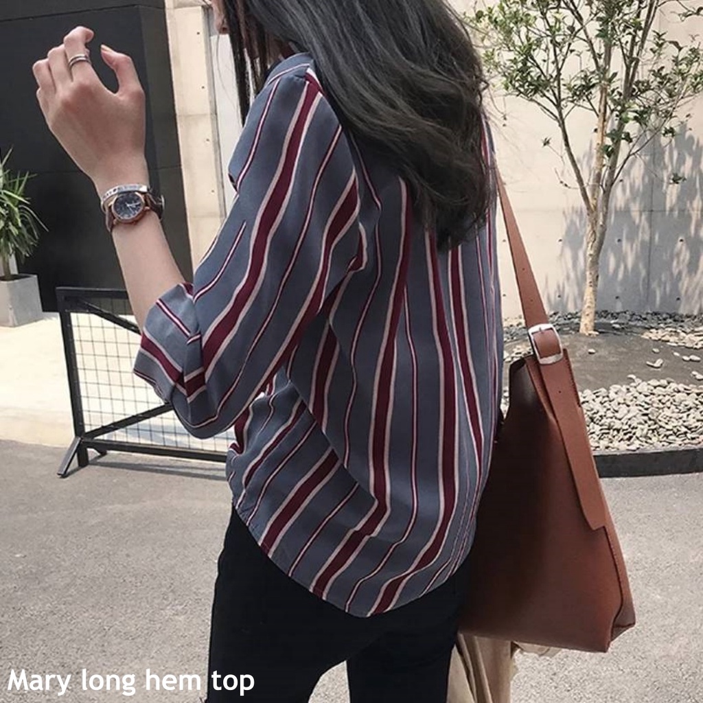 Mary long hem top - Thejanclothes