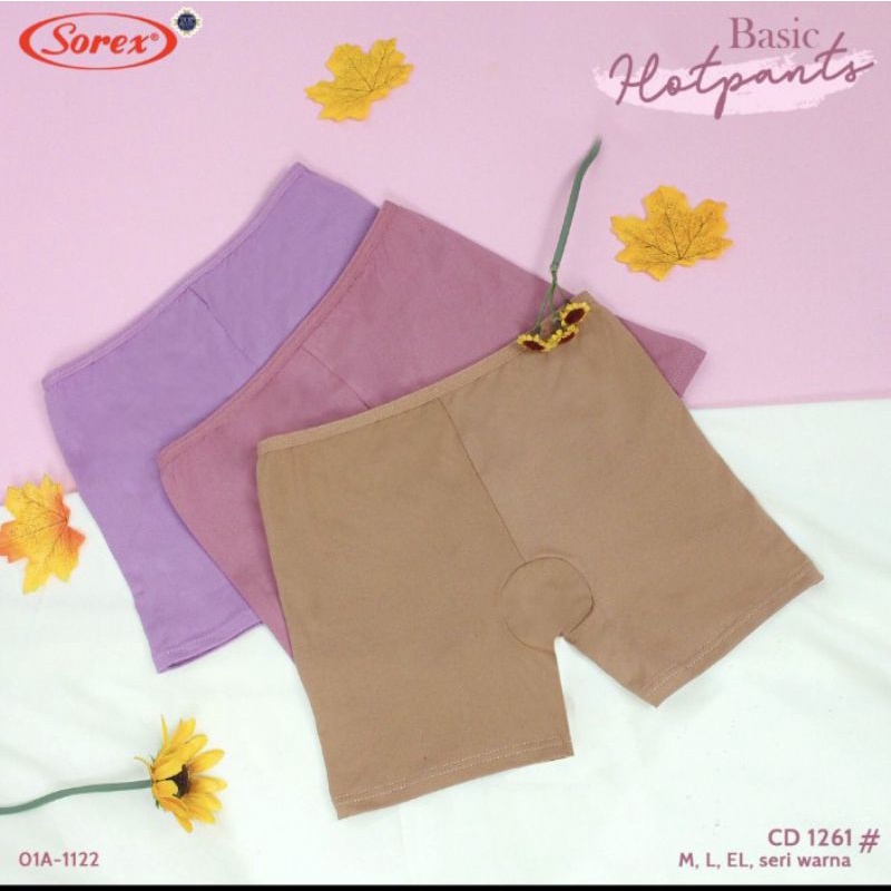 Celana dalam wanita hot pants basic Sorex 1261 anti intip