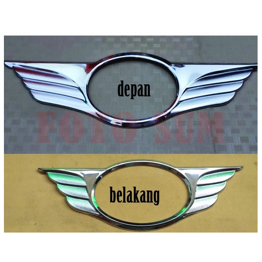 Ring Logo Depan Belakang Agya ayla Chrome harga per pcs