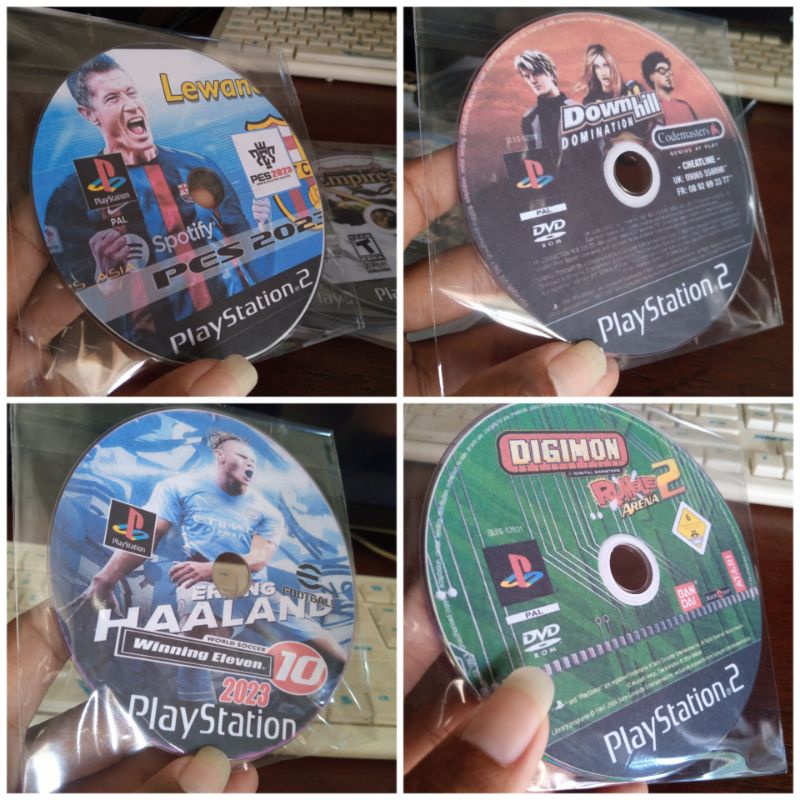 KASET PS 2 BISA REQUEST BELI 5 BONUS 1 KASET PS2 CD PS2 PLAY STATION 2