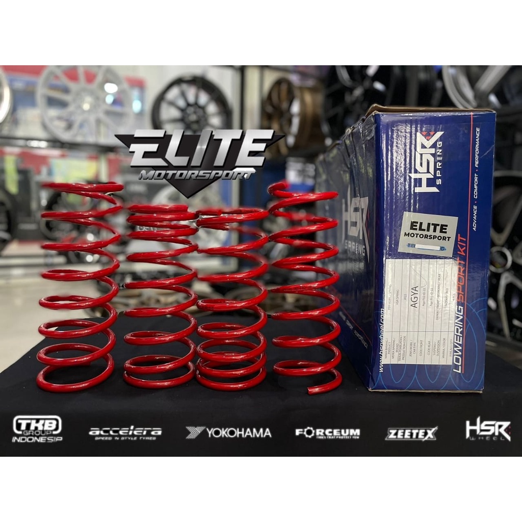 PER CEPER / LOWERING KIT HSR RED UNTUK MOBIL AGYA
