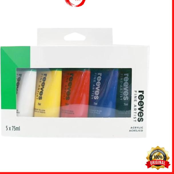 

Reeves Acrylic Colour Fine Artist Set 5 x 75ml