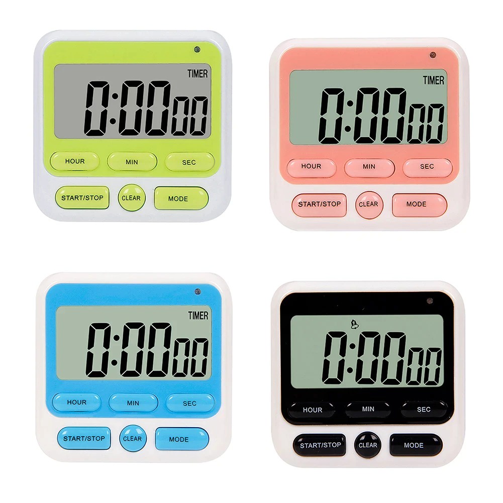 Kitchen Timer Digital Stopwatch Masak Dapur Cooking Alarm Kopi