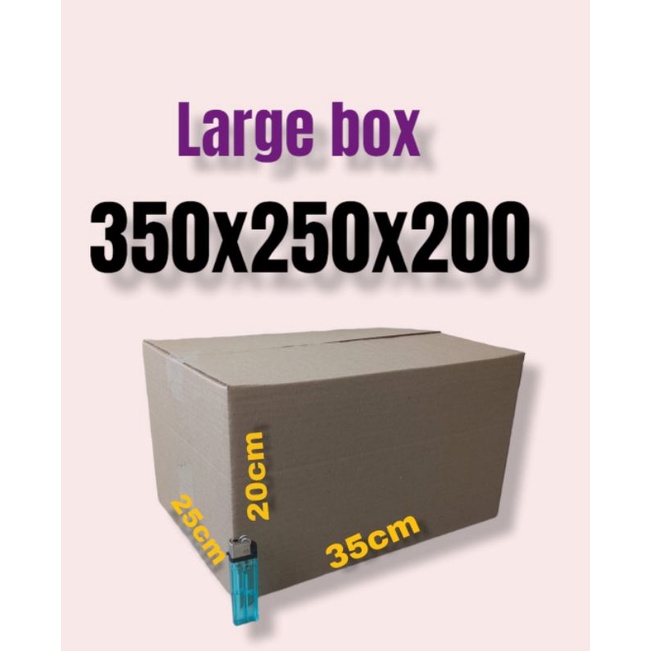 

Kardus Packing uk 35×25×20cm Polos /LargeBox