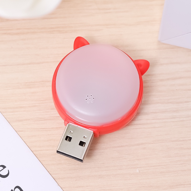 Lampu Baca Bentuk Kepala Kucing Dengan Port USB