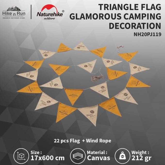 Hiasan Gantung Tenda Naturehike NH20PJ119 Tent Decoration Pennant
