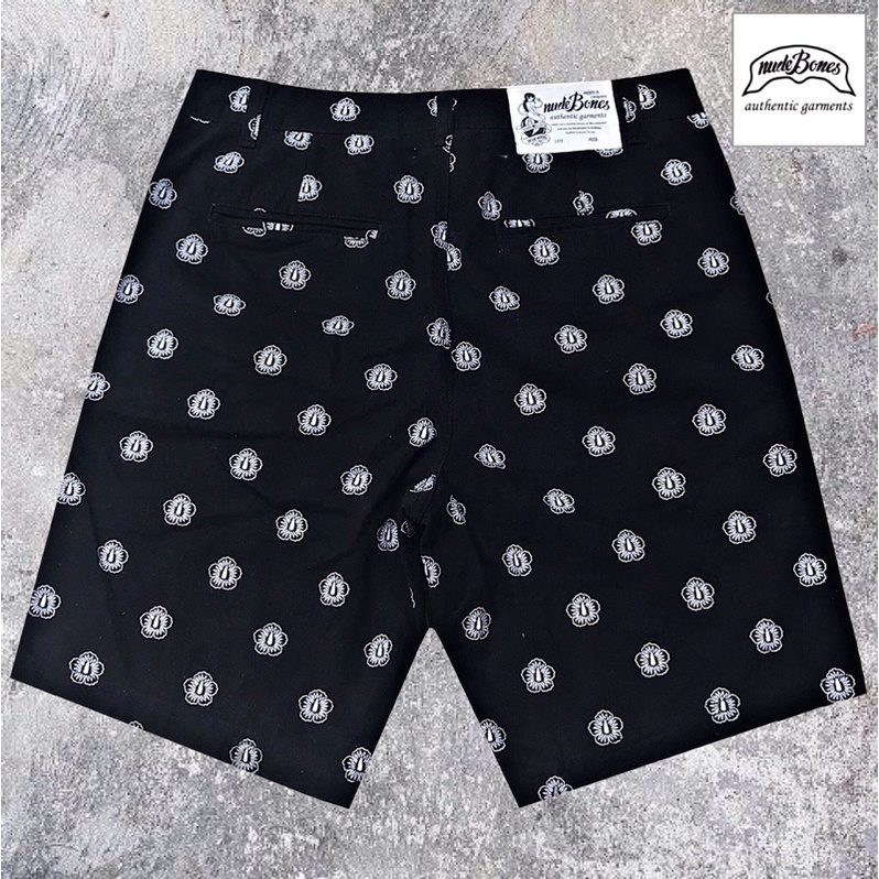 Nude Bones Black Classic Short Pants