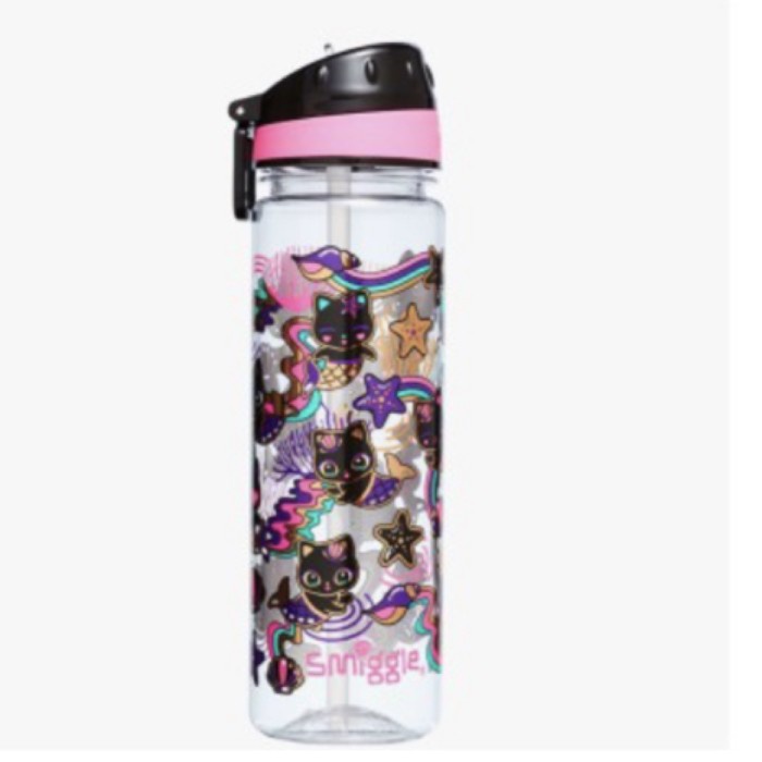 Smiggle Bottle Drink Far Space Cat Kitten Botol Minum Anak Original