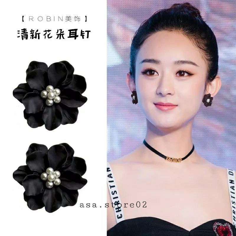 Anting Wanita Bunga GARDENIA Anting Tusuk//Terbaru