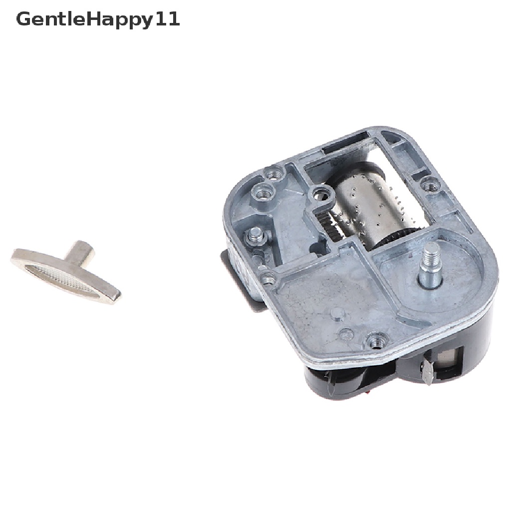 Gentlehappy Mekanik DIY Windup Kotak Musik Sankyo Musical Movement+Key id
