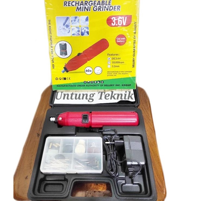 Mini drill / mini grinder / Gerinda Mini DC set 60 Pcs