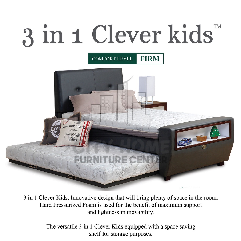 Matras SAJA Spring bed Kasur Anak Clever Kids Guhdo | CityHome Cikarang