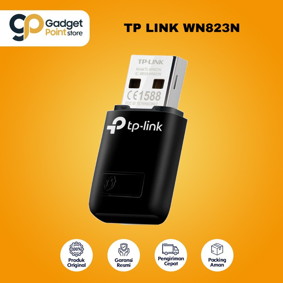 TP LINK WN823N 300Mbps Mini Wireless - USB Adapter Garansi 1 Tahun