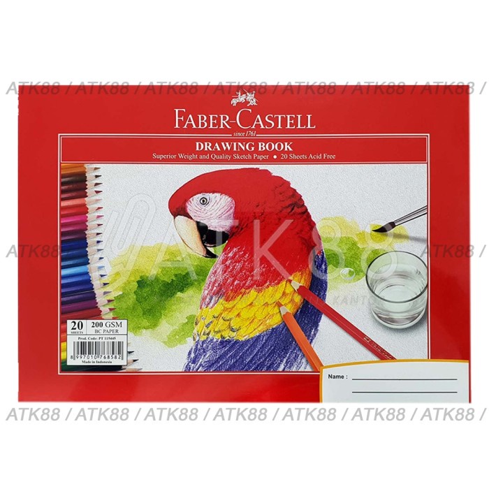 

Buku Gambar Faber Castell Art Sketch Pad Drawing Book A4