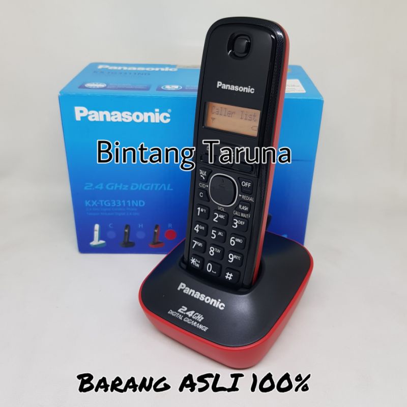 Telepon Wireless Panasonic KX-TG3311ND Wireless Phone Panasonic KX-TG3311 Telfon Panasonic KX-TG3311