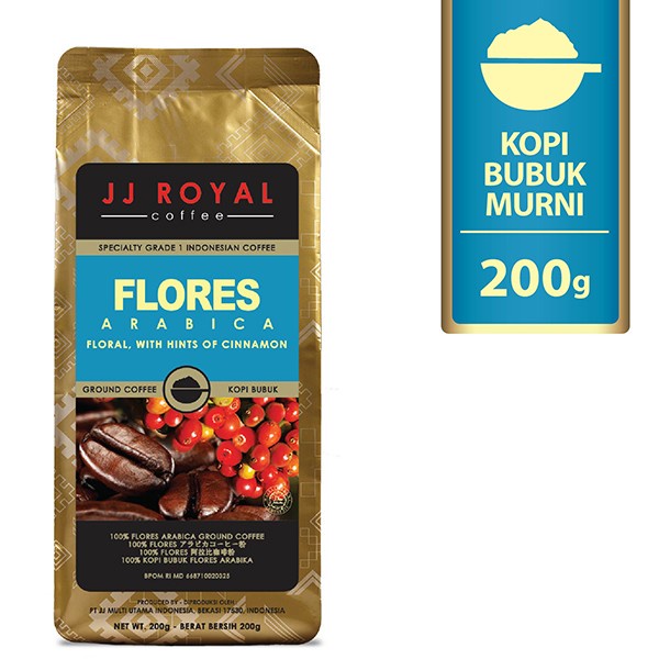 

COFFEE JJ ROYAL FLORES ARABICA 200 G