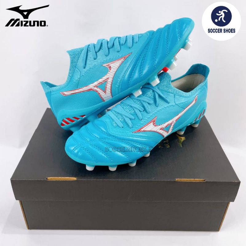 SEPATU BOLA MIZUNO MORELIA NEO 3 BETA ELITE SCUBA BLUE FG