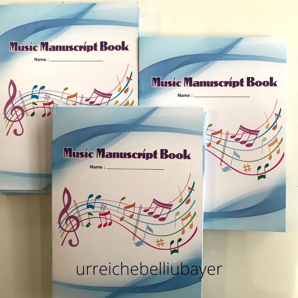 

Buku tulis musik garis lima / buku garis paranada / manuscript book music book - urreichebelliubayer
