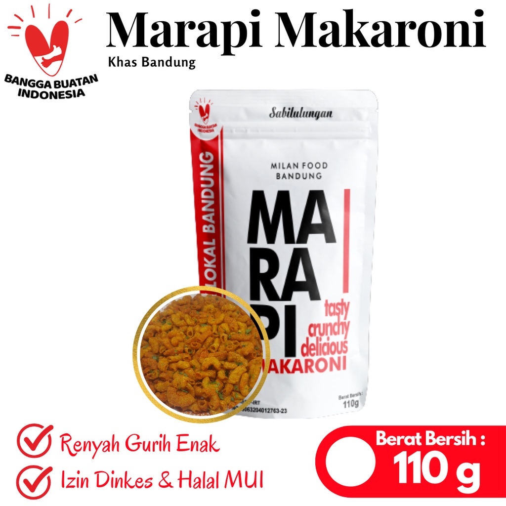 

Makaroni Seblak Cemilan Keripik snack pedas Kemasan Premium 110g