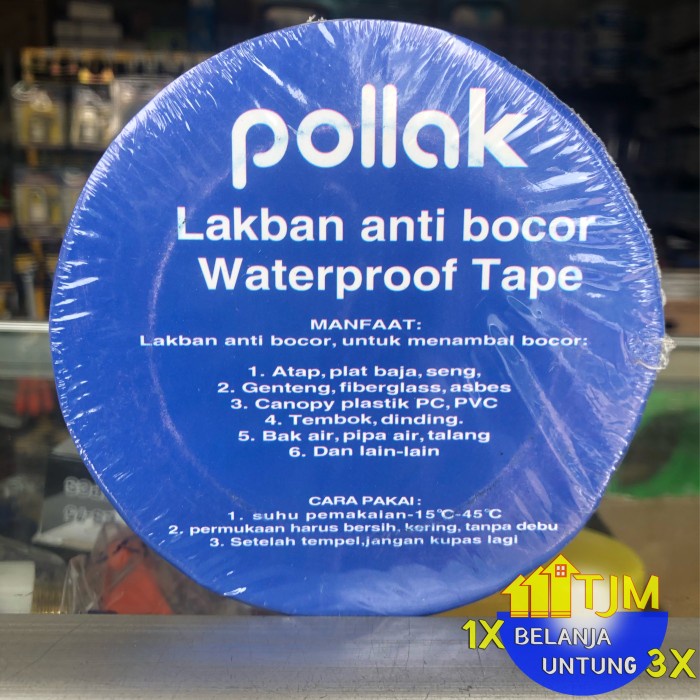 Lem Lakban Anti Bocor Pollak 2" Inci Inch (Meteran)