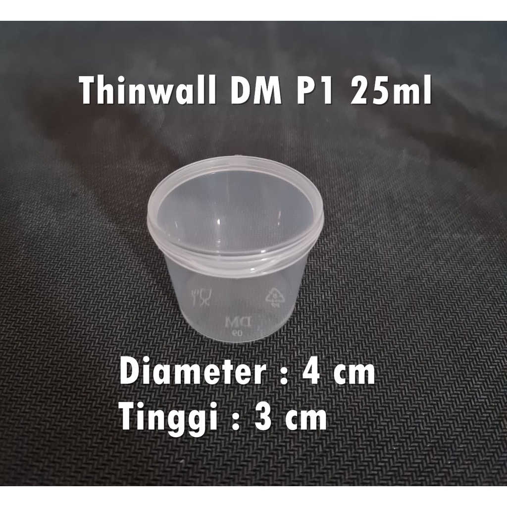 Thinwall DM P1 25ml Tempat Saos Sambal