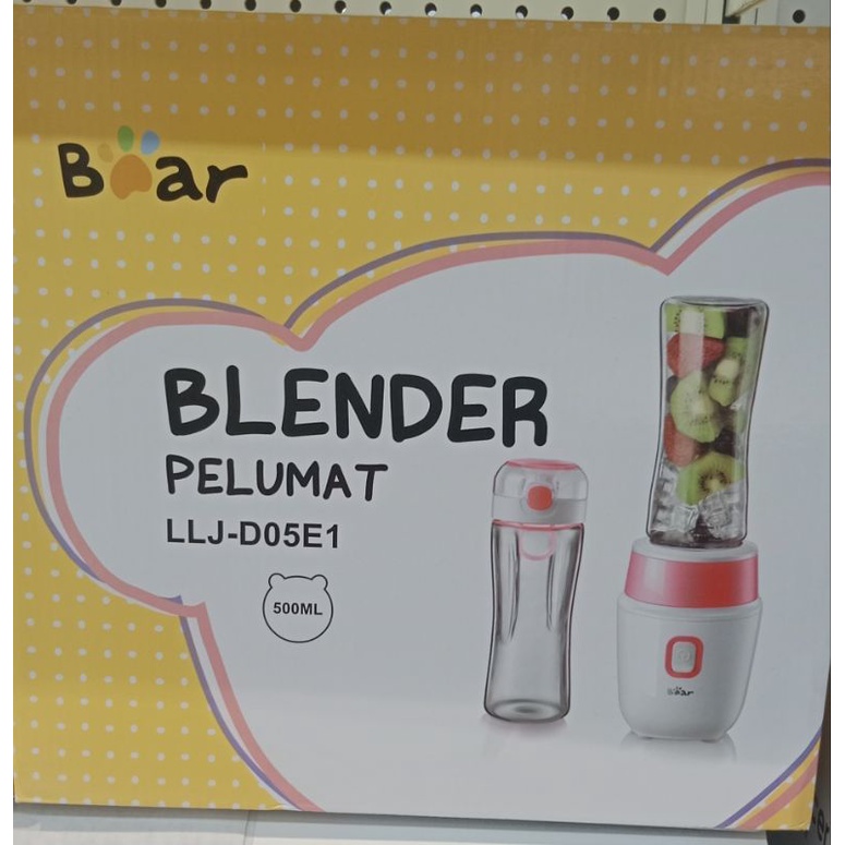 BEAR Sport Blender Portable Di Sertai Botol/Blender Mini - Merah