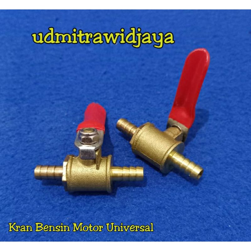 Kran Bensin motor universal Keran bensin semua motor all varian kran bensin kuningan 1/4 1/4&quot; inch stopkran bensin