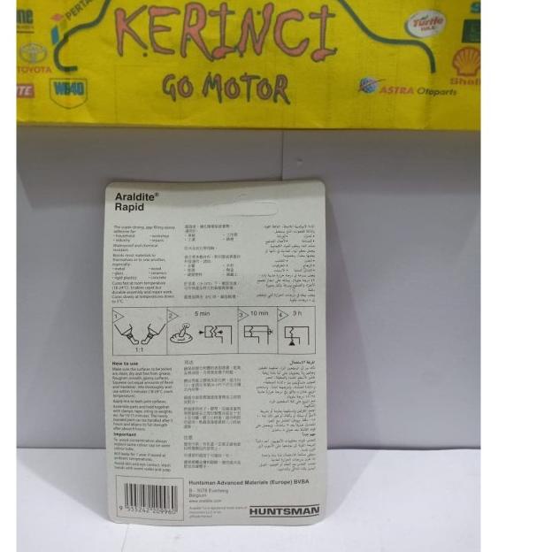 

LEM ARALDITE 5 MENIT MERAH - LEM ARALDITE MERAH 2 X 15ml