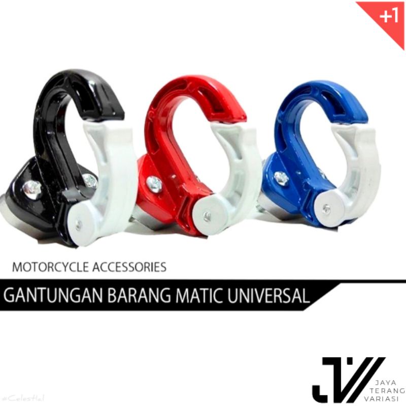 GANTUNGAN BARANG MOTOR BULAT / CENTOLAN MOTOR BESI / CANTOLAN BARANG MOTOR