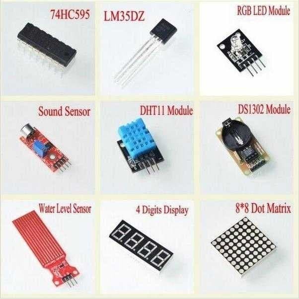 Starter Kit 100 in 1 RFID Learning Arduino UNO R3 Cocok Untuk Pemula