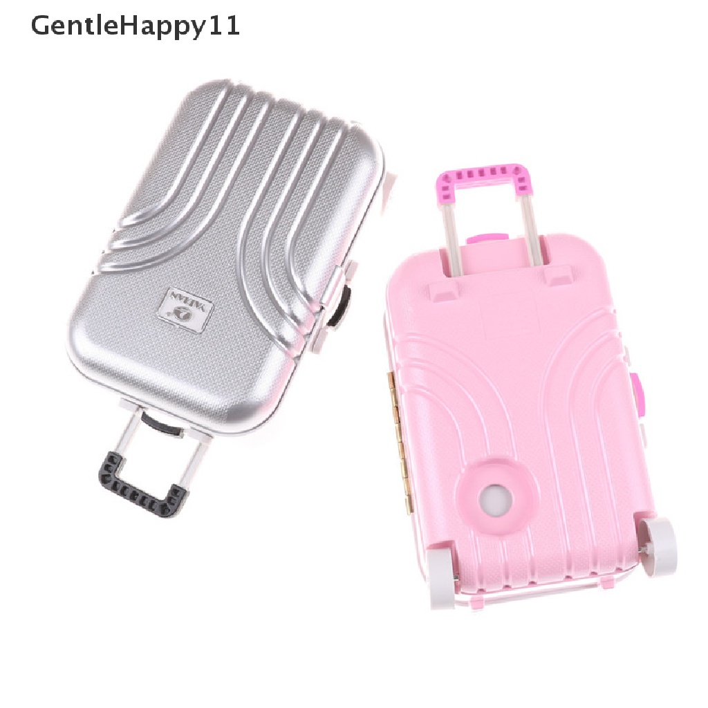 Gentlehappy Travel Set Suitcase Koper Untuk Hadiah American Doll 18inch (Hanya Koper) id